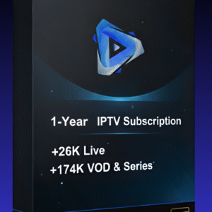 1 Year IPTV Box plan – 40% Off | Premium 4K Service